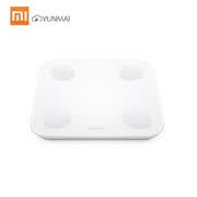 Xiaomi YUNMAI Mini 2 Balanza de cuerpo inteligente Balanzas de peso de grasa Control de APP Pantalla LED digital Pies grandes Almohadilla corporal Prueba de BMR