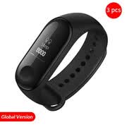 En existencia Xiaomi Mi Band 3 Smart Wristband Fitness Pulsera MiBand Band 3 Pantalla táctil grande Mensaje OLED Heart Rate Time Smartband
