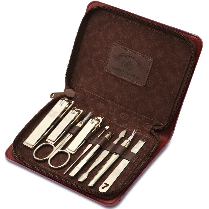 777 Nail Knife Set Scissors Repair Manicure 777 Nail Knife Set Scissors Repair Manicure 9pcs Ts 1541g Red
