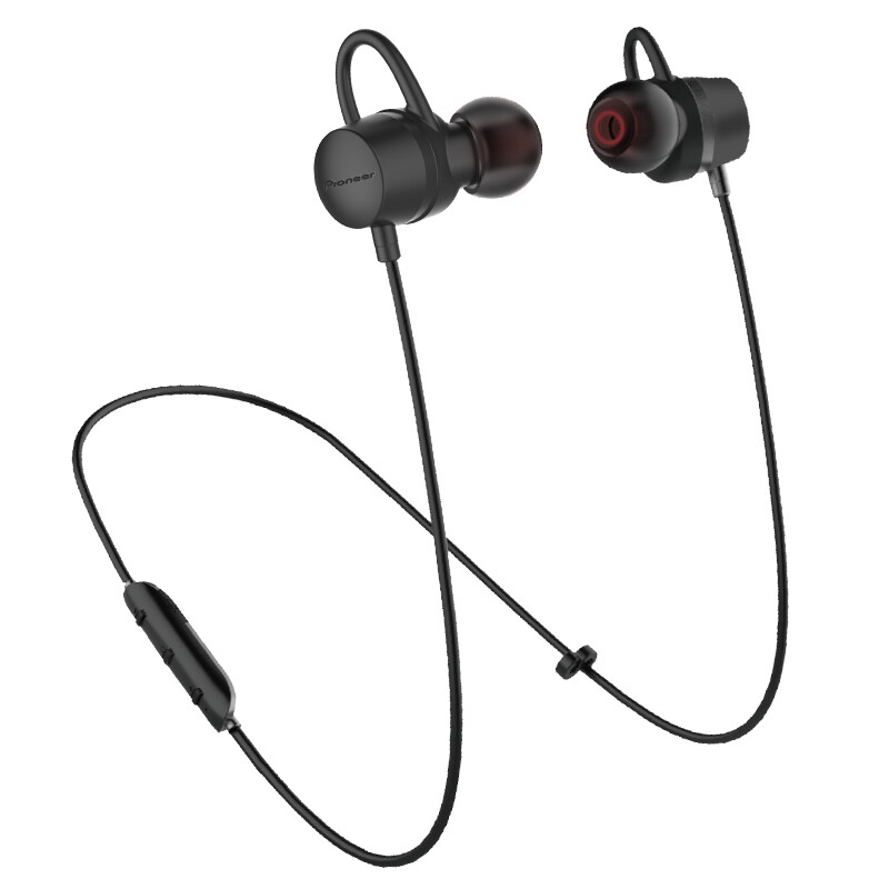  Pioneer (Pioneer) SEC-E322BT беспроводной Bluetooth гарнитуры уха гарнитуры спортивный бег трусцой вызов черный. 