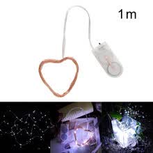 -Luces de hadas Alambre de cobre LED Luces de cadena Decorativas con pilas para el hogar Jard&iacute;n Fiestas Barras Decoraciones interiores al aire libre on JD