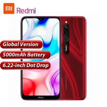 mobile-phones-Versi&oacute;n global Xiaomi Redmi 8 Tel&eacute;fono m&oacute;vil 6.22 pulgadas HD + Dot Drop 4GB RAM 64GB ROM Snapdragon 439 Octa Core 5000mAh 12MP Dual Camer on JD