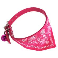 pet-supplies-Faux Leather Dog Cat Triangular Bandage Bib Neckerchief Collar Scarf Pet Supply on JD