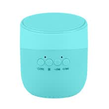 -Altavoz Bluetooth port&aacute;til Cargador inal&aacute;mbrico Mini altavoz de sonido est&eacute;reo Soporte para tel&eacute;fono Asiento de carga inal&aacute;mbrico para tel&eacute;fono inteligente on JD