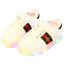 -Ni&ntilde;os con luz LED Zapatillas de deporte Ni&ntilde;os Zapatillas para beb&eacute;s Beb&eacute; brillante Estilo coreano Zapatos para ni&ntilde;os brillantes on JD