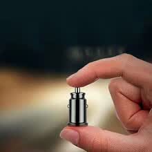 car-charger-Mini cargador de coche USB para tel&eacute;fono m&oacute;vil Tablet GPS 3.1A Cargador r&aacute;pido Cargador de coche Dual USB Adaptador de cargador de tel&eacute;fono de coche en el coche on JD