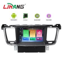 -Octa Cores Radio Auto reproductor de DVD del coche del androide 8,0 para PEUGEOT 508 GPS navegaci&oacute;n Radio 4G + 32G WIFi  3G on JD