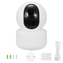 -C&aacute;mara inal&aacute;mbrica WiFi Inteligencia de seguridad para el hogar C&aacute;maras de protecci&oacute;n Tel&eacute;fono m&oacute;vil Control de APP Grado de visi&oacute;n de audio de 360 grados I C&aacute;mara panor&aacute;mica on JD