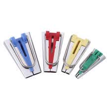 patches-Greensen Fabric Bias Tape Maker Set of 6mm 12mm 18mm 25mm Binding Sewing Tool for Craft Making on JD