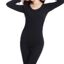 -Invierno Mujer Long Johns Ropa interior t&eacute;rmica Traje Ropa interior modal gruesa Ropa femenina on JD