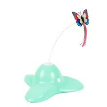 pet-supplies-Funny Ribbon Butterfly Rotating Electric Flutter Cat Teaser Kitten Play Pet Toy on JD