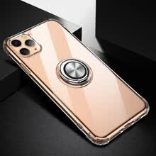 -Soporte para tel&eacute;fono antica&iacute;da Soporte para anillo Funda para tel&eacute;fono Cubierta transparente transparente para iPhone 11/11 Pro / 11 Pro &iexcl;Bolsas de aire en esquinas! on JD