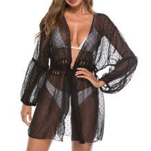 -2019 Mujeres Nuevo Encaje Playa Cubrir Transparente Vestido de playa Bikini Cubrir Traje de ba&ntilde;o Cubrir Traje de ba&ntilde;o Cubierta on JD