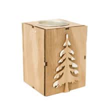 -Candelabro de madera de Navidad Candelabro Linternas decorativas con estrella colgante &Aacute;rbol de Navidad Decoraci&oacute;n Decoraci&oacute;n de boda Regalo para el hogar on JD