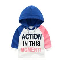 hoodies-sweatshirts-Baby Boys Girls Sudaderas con y sin capucha Algod&oacute;n Breve Sudaderas con capucha para ni&ntilde;os Letras Imprimir Ropa para ni&ntilde;os Sudaderas de manga larga 1-6Y on JD