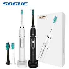 electronic-tooth-brush-SOGUE Sonic Electric Toothbrush Maglev Motor 6 modos de carga USB a prueba de agua 2 FDA cabezas de cepillo S61 Escova de Dente Eletrica Sonico on JD
