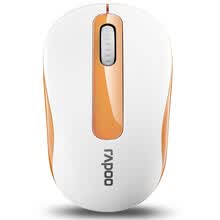 -Rapoo M218- Rat&oacute;n inal&aacute;mbrico de oficina para port&aacute;til naranja on JD