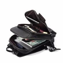 backpacks-Mochila para port&aacute;til de cuero genuino para hombre Mochila Kanken Mochila de viaje Mochila de moda masculina Mochila para hombres N2337 on JD