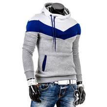 -Sudadera con capucha Color Matching de Zogaa New Spring para hombre, deportes delgados on JD