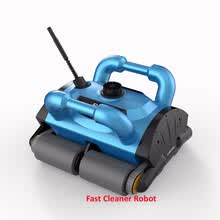 robot-vacuum-cleaner-Robotic Pool Cleaner para piscina de tama&ntilde;o 100-300m2, 15m de cable con Caddy Cart on JD