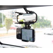 phone-accessories-Universal 4'-6 '' Car Rear View Mount Holder para iPhone 360 ​​Soporte de rotaci&oacute;n Stand para iPhone para Samsung Mobile Phone GPS Support on JD