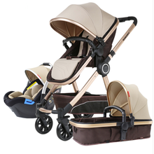 products-for-mom-Cochecito de beb&eacute; de lujo de alta calidad Cochecito de beb&eacute; 3 en 1 High Landscape Carritos de beb&eacute; para ni&ntilde;os con asiento de coche de beb&eacute; Cochecitos para reci&eacute;n nacidos on JD