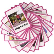 educational-toys-45 pc-Rutinas diarias Tarjetas flash: tarjeta de aprendizaje de palabras en ingl&eacute;s y tarjeta de bolsillo para ni&ntilde;os en edad preescolar Tarjetas de vocabulario en ingl&eacute;s on JD