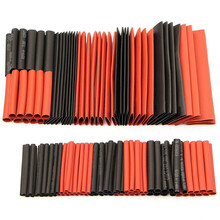 127pcs Car Electrical Cable Heat Shrink Tube Tubing Wrap Sleeve Assorted Kit LX
