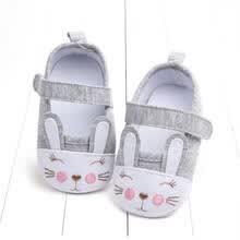 -Beb&eacute; reci&eacute;n nacido ni&ntilde;a suela blanda conejito zapatos de cuna antideslizante zapatilla de deporte Prewalker 0-18M on JD
