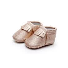 -Beb&eacute; reci&eacute;n nacido ni&ntilde;a ni&ntilde;o borla zapatos de cuna PU zapatilla de deporte de cuero Prewalkers 0-18M on JD