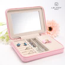 Earring Case Box With Free Shipping Joy Com Lelady Jewelry Box Portable Travel Organizer Faux Leather Storage Case Holder For Earrings Rings Necklaces Gifts Wome